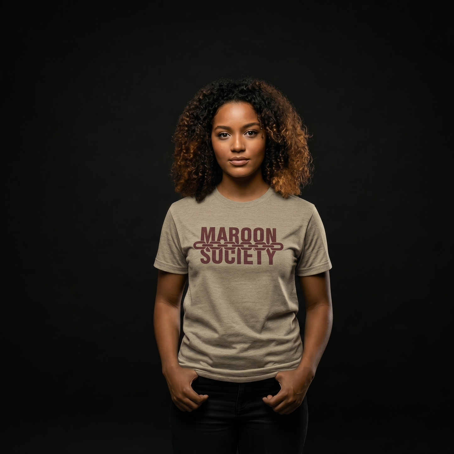Maroon Society Logo Tee — Culture Collection